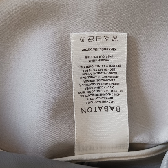 Aritzia Babaton Pelli Faux Leather Shirt Jacket in Marble Grey - Picture 11 of 14